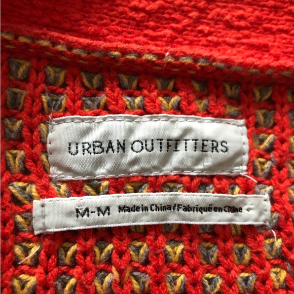 Urban Outfitters Cotton Blend Oversized Cardigan in Orange - Picture 5 of 9